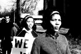 Demonstration at Indianola, MS, Courthouse, Jan. 4, 1965